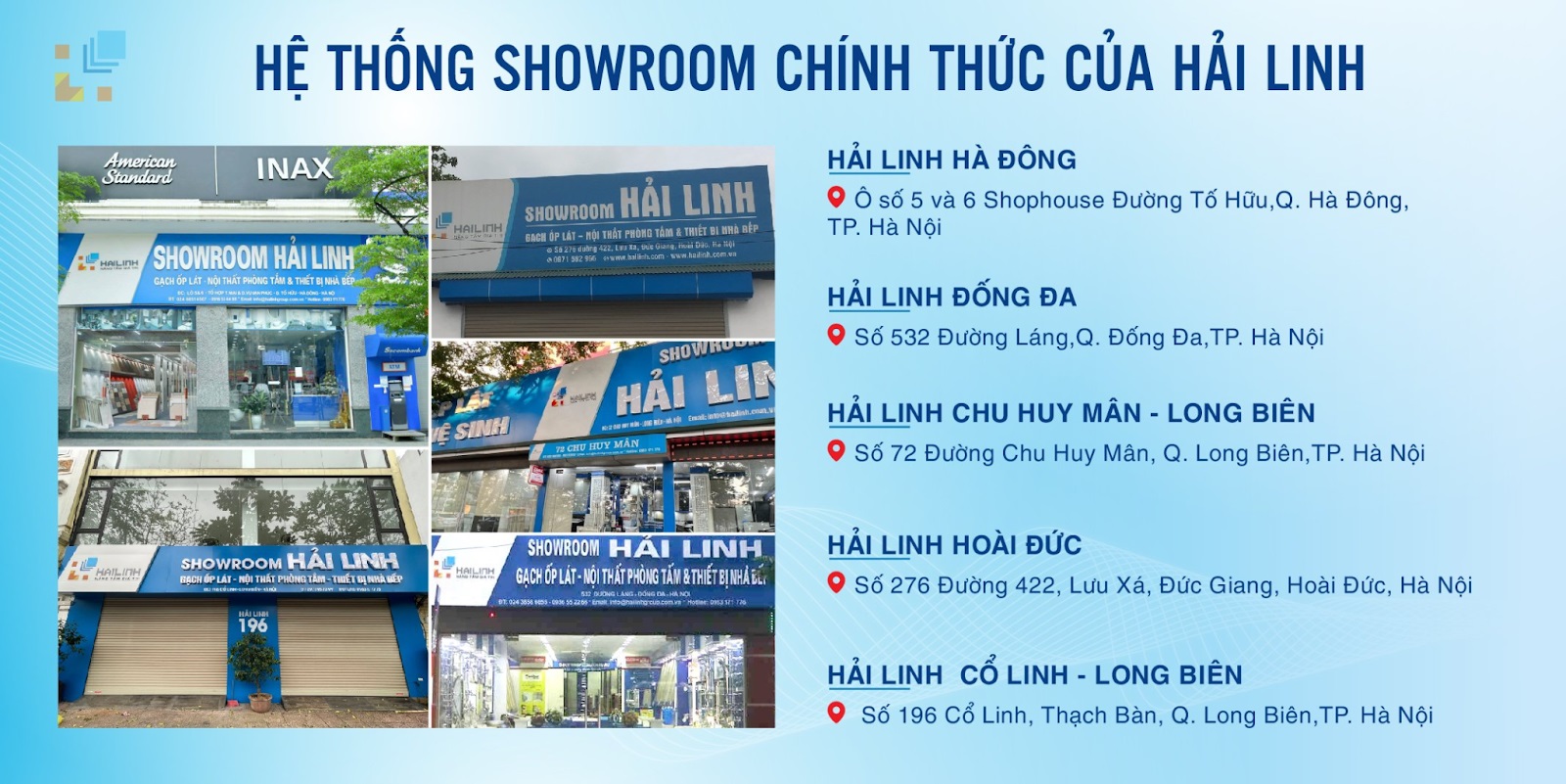 He thong showroom Hai Linh